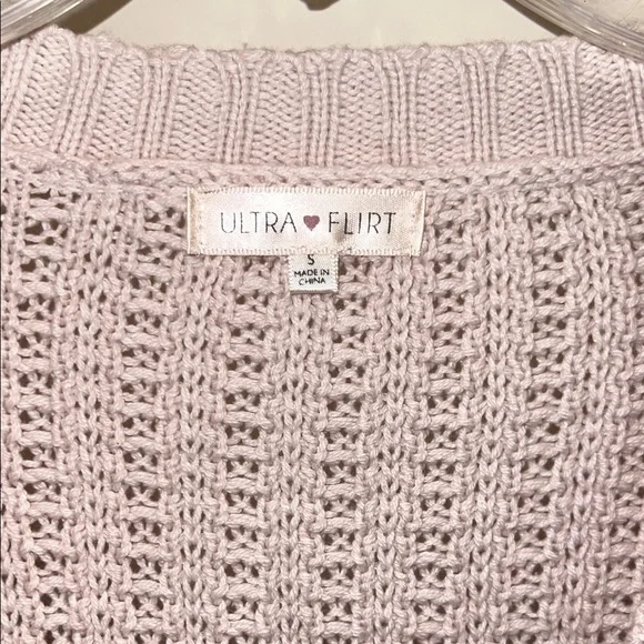 Ultra Flirt Textured Knit Button-Front Cardigan – NWT Small - Picture 5 of 10